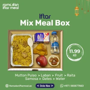 iftar mix meal box for distribution