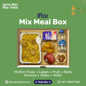 iftar mix meal box for distribution