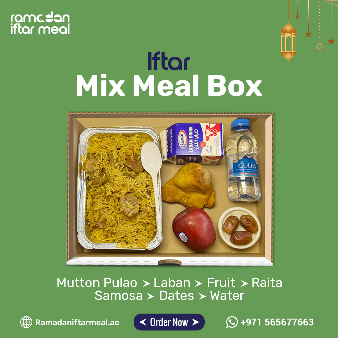 iftar mix meal box for distribution