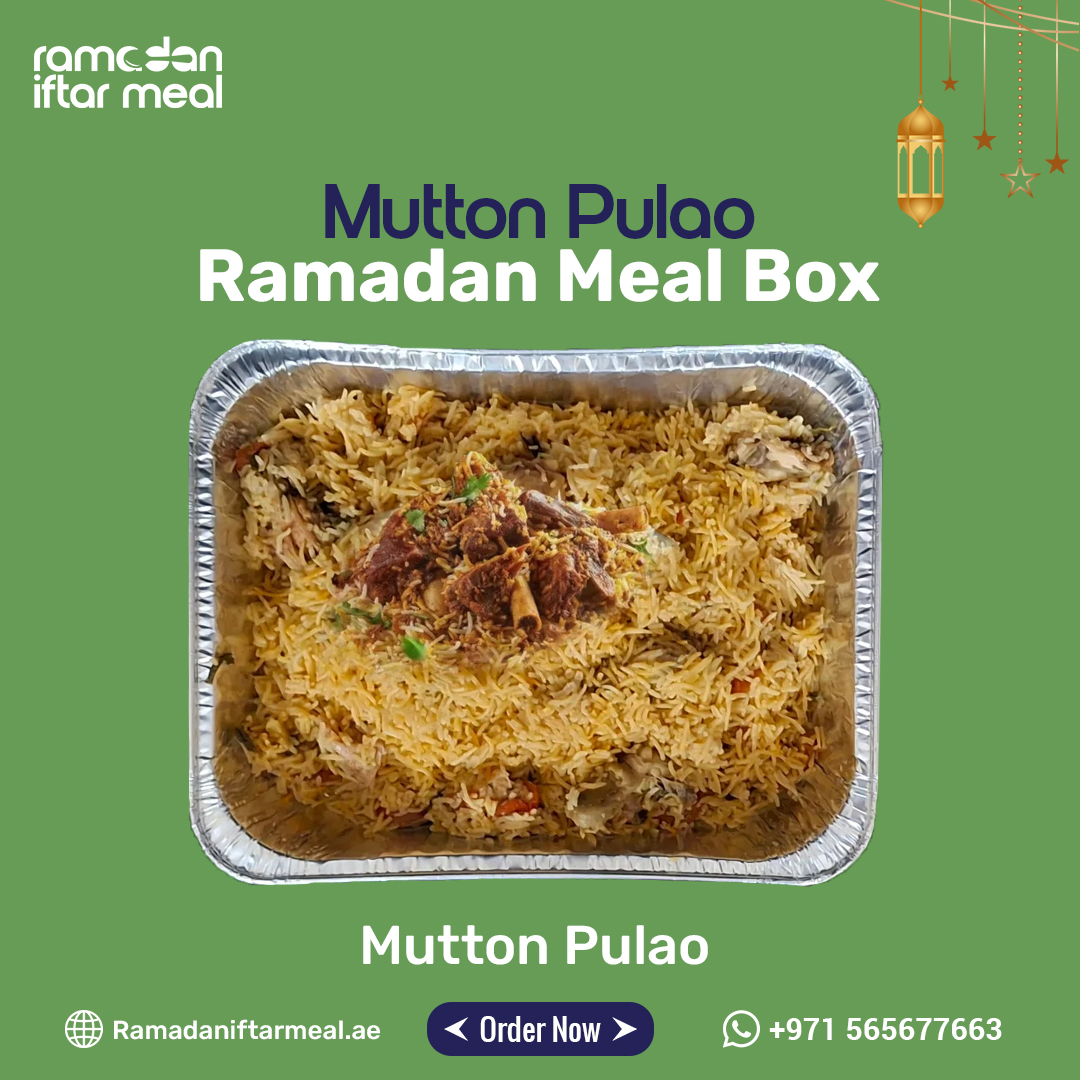 mutton pulao ramadan meal box